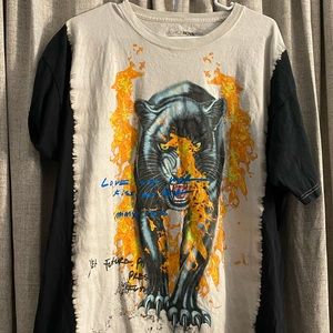 FashionNova Mens Panther T Shirt